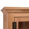 Sunrise Accent Cabinet – 2 Doors with Glass | Rustic Elegance